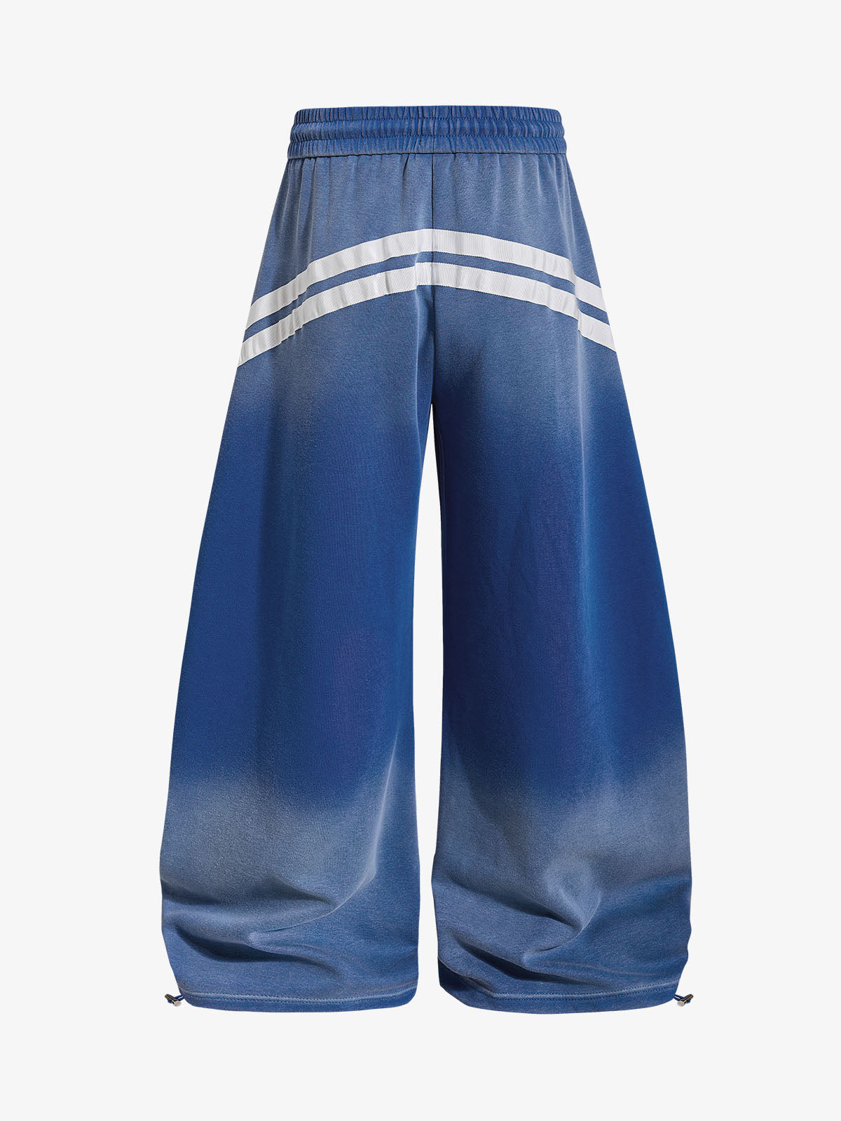 Calça Pavtros Distressed Curved Stripe Baggy