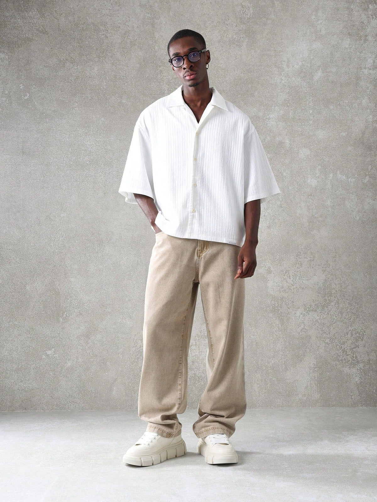 Camisa Pavtros com Revere Estilo Boxy