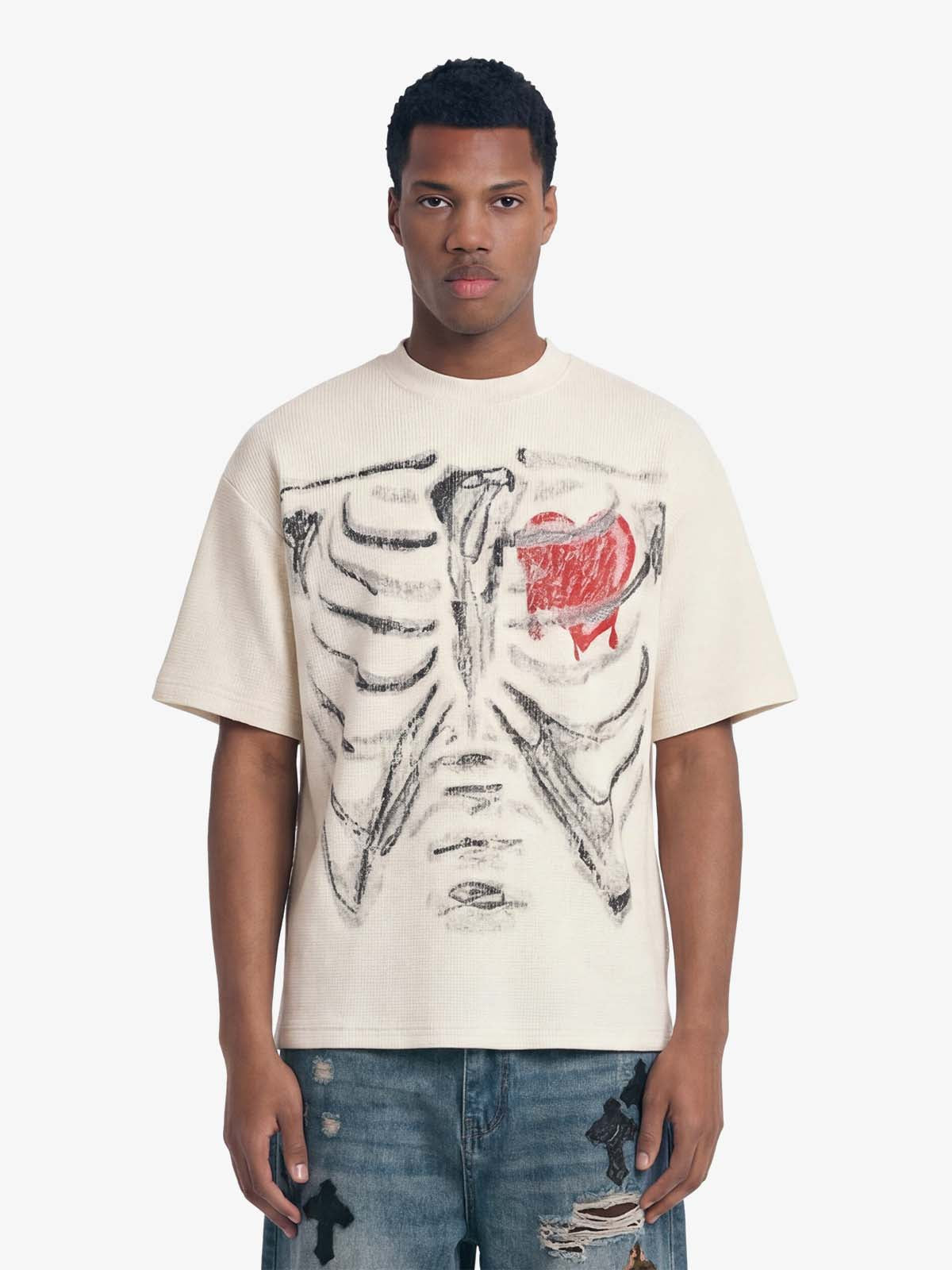 Camiseta Pavtros Skeleton Heart