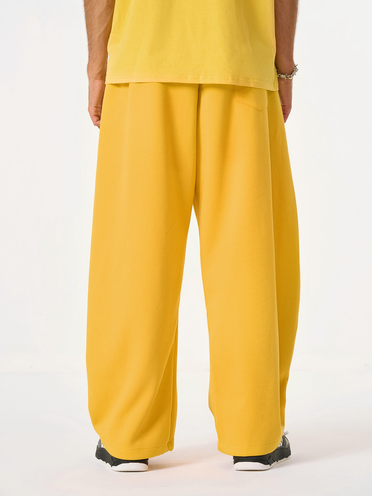 Calça Pavtros Fleece Side Stripe Drape