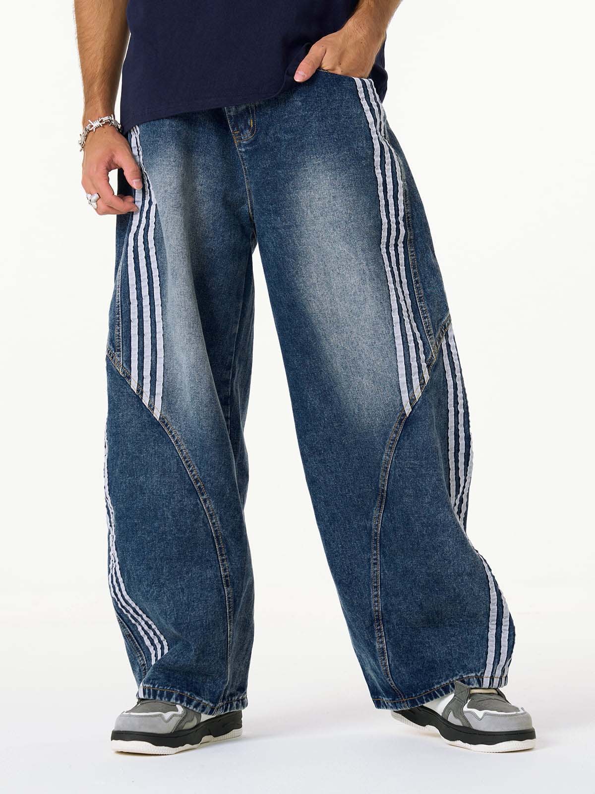 Calça Pavtros Contrast Side Stripe Barrel