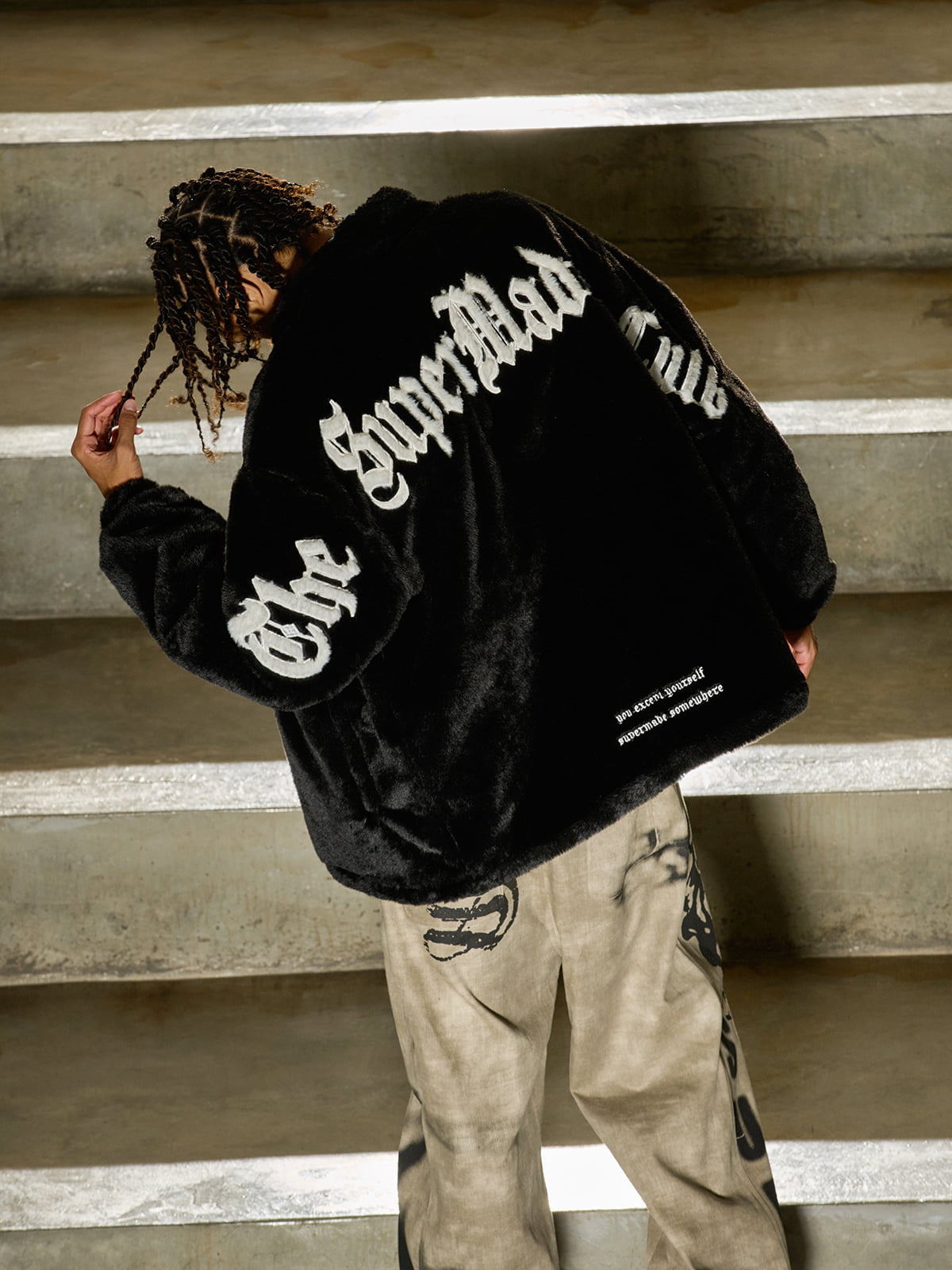 Jaqueta Pavtros Studios SuperMade Gothic Fleece Jacket — Foto 5