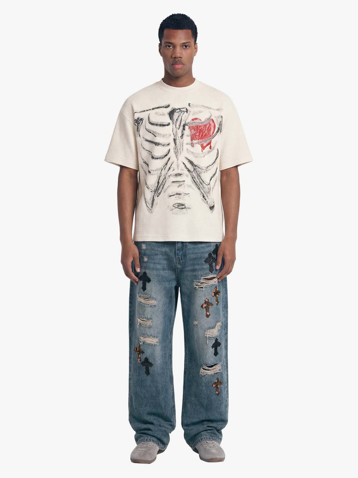 Camiseta Pavtros Skeleton Heart