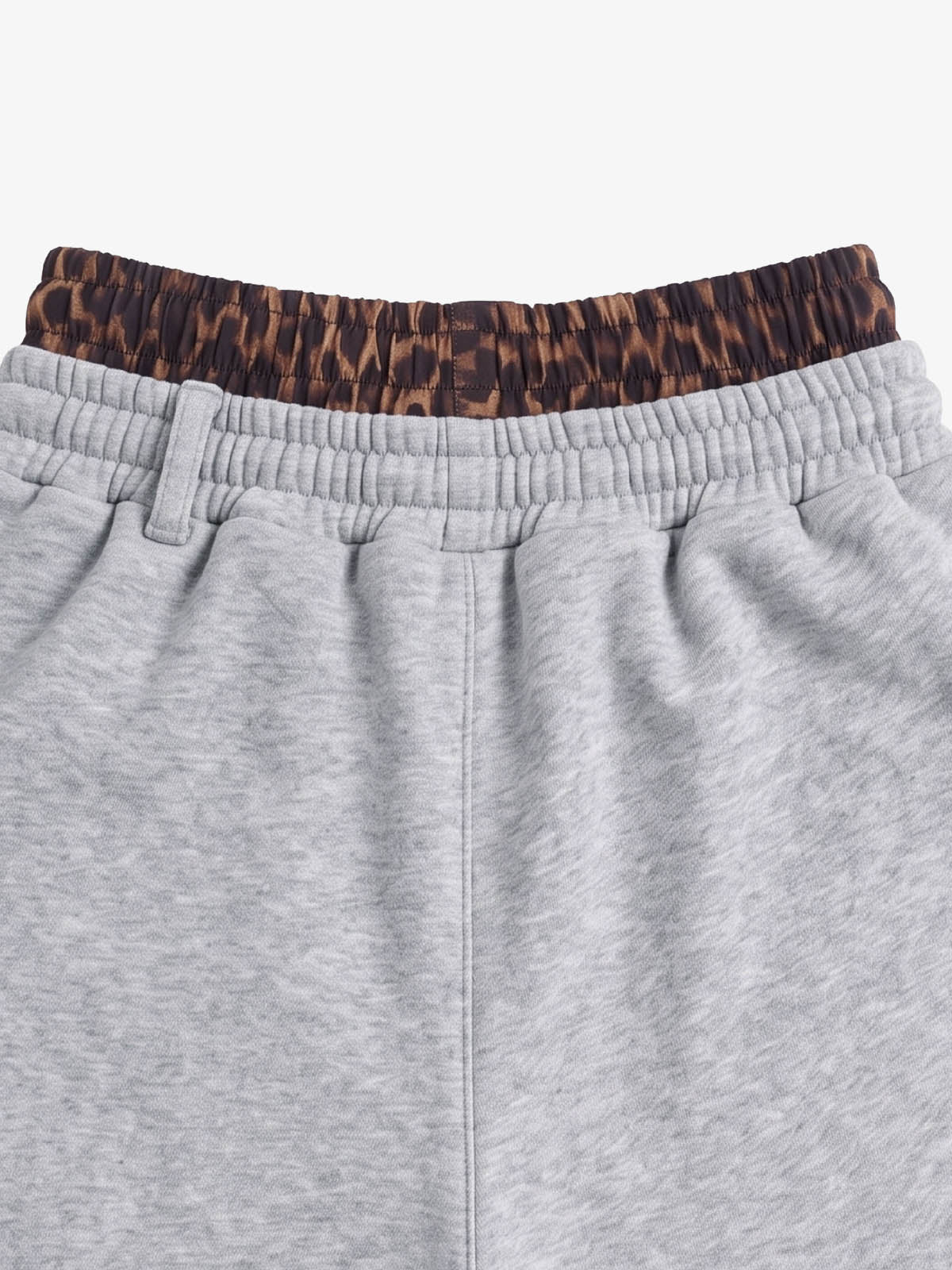 Shorts Pavtros Logo Embroidery Double Waist