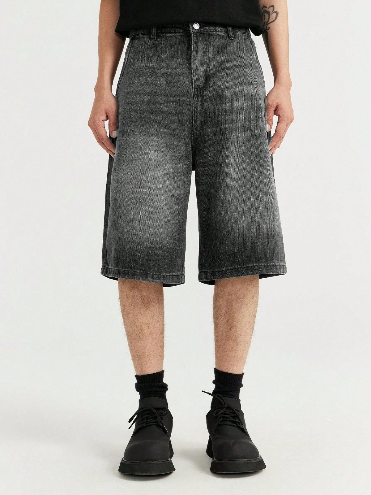 Short Pavtros Denim Lavada Diagonal - foto 8