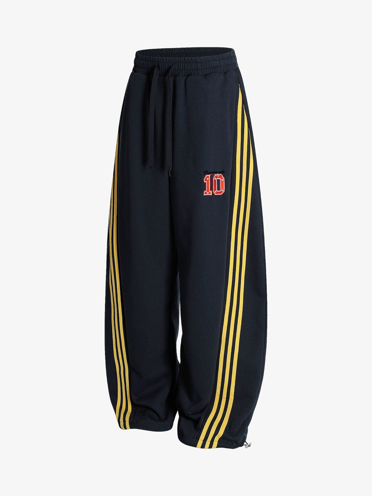 Calça Pavtros Fleece Side Stripe Drape