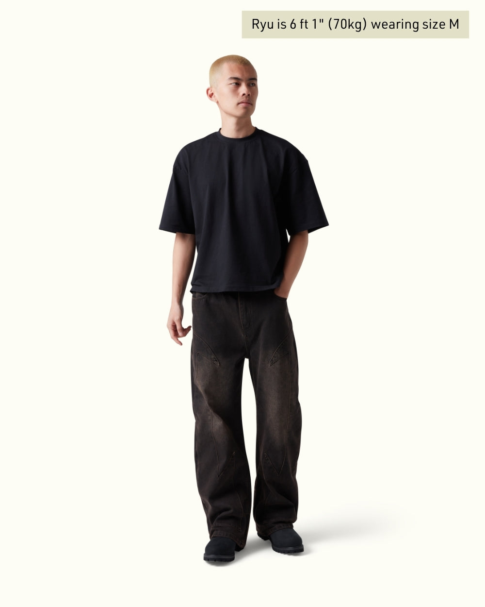 Calça Jeans Pavtros Studios Divine Renaissance Wide Leg