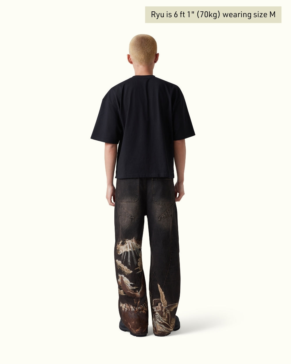 Calça Jeans Pavtros Studios Divine Renaissance Wide Leg