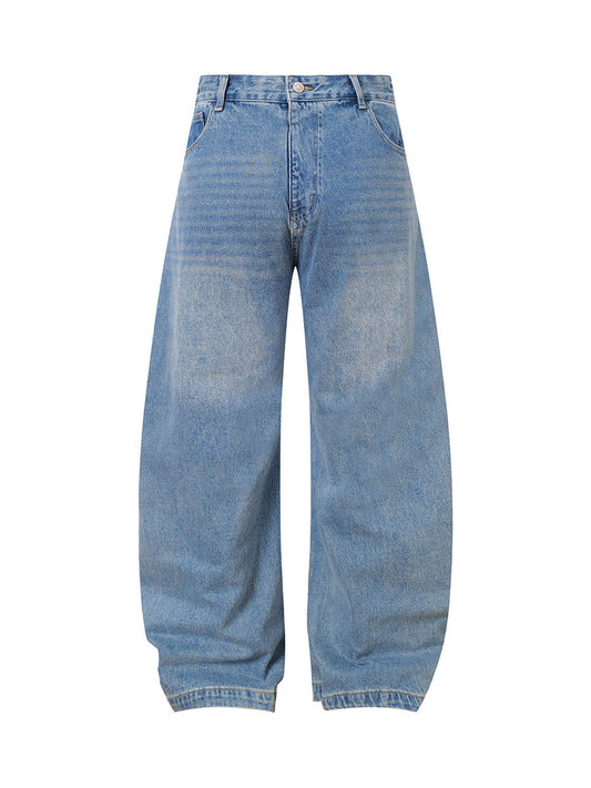 Calça Washed Cleanfit  Barrel Jeans