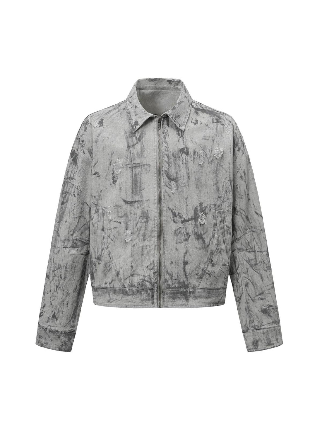 Jaqueta Masculina Tie-Dye Denim Bomber — Pavtros