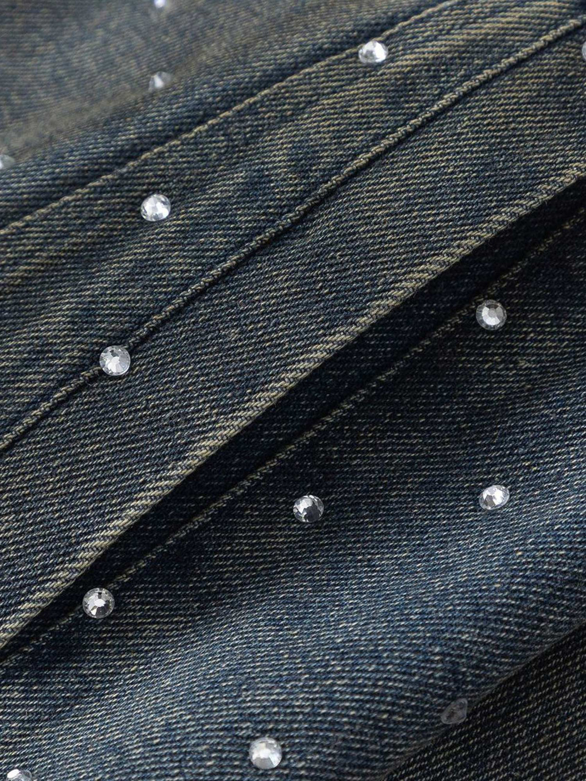 Jaqueta Pavtros Beaded Washed Denim - foto 5