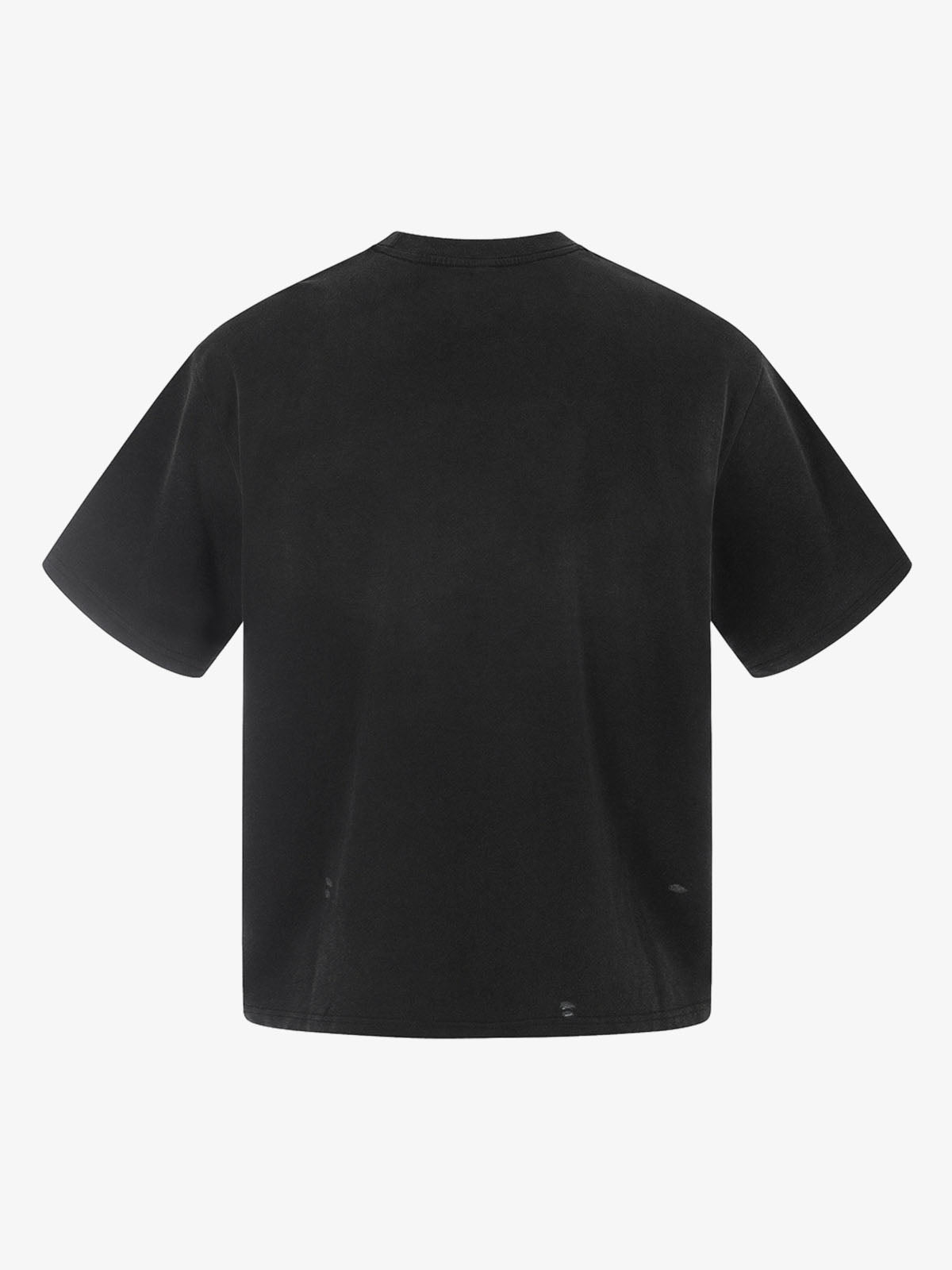 Camiseta Pavtros Flag Washed Black Oversized