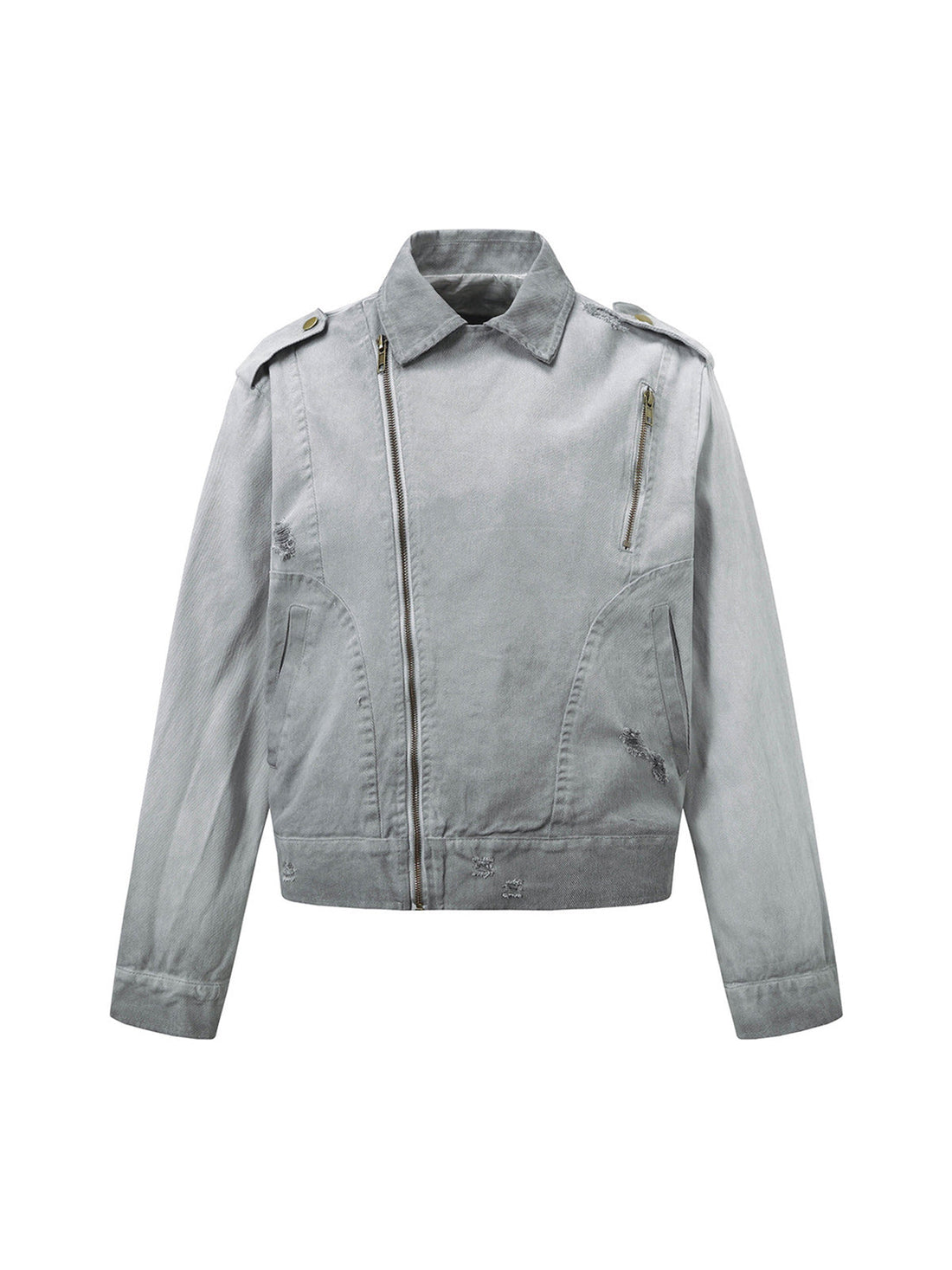 Jaqueta Masculina Irregular Zip — Pavtros