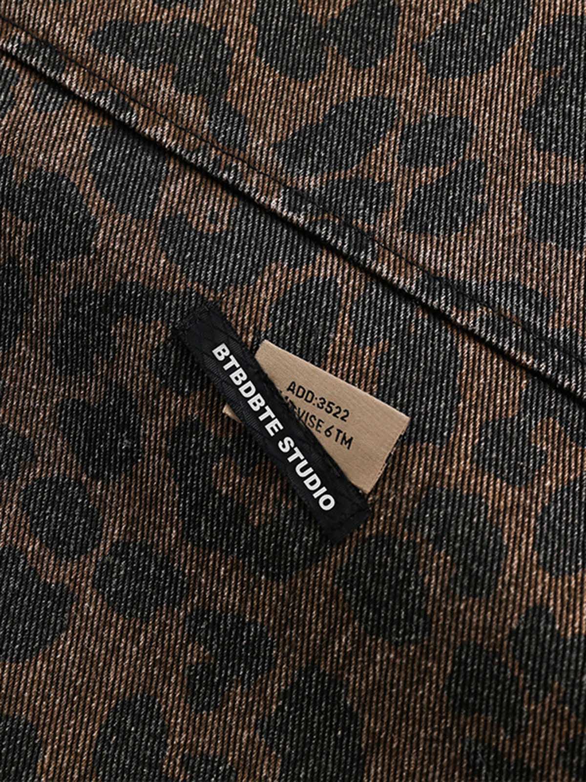 Jaqueta Pavtros Vintage Washed Cheetah - foto 12