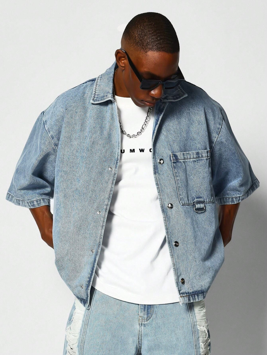 Camisa Pavtros Jeans SS Internacionais - foto 1