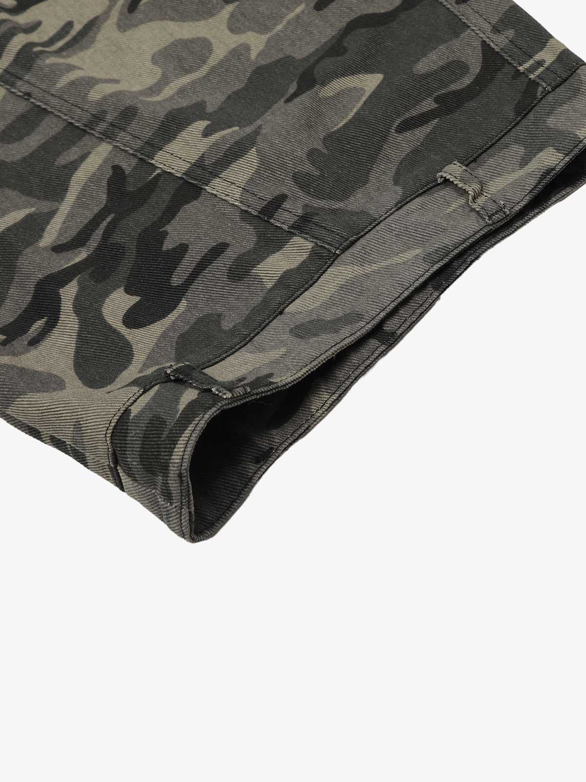 Calça Pavtros Camouflage Printed Curved