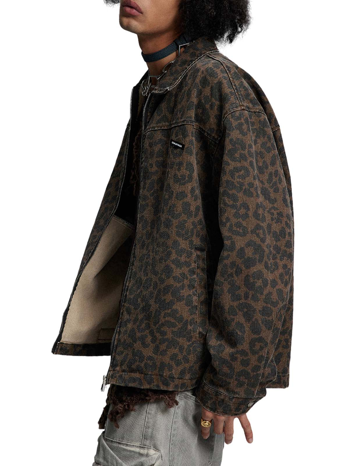 Jaqueta Pavtros Vintage Washed Cheetah - foto 6