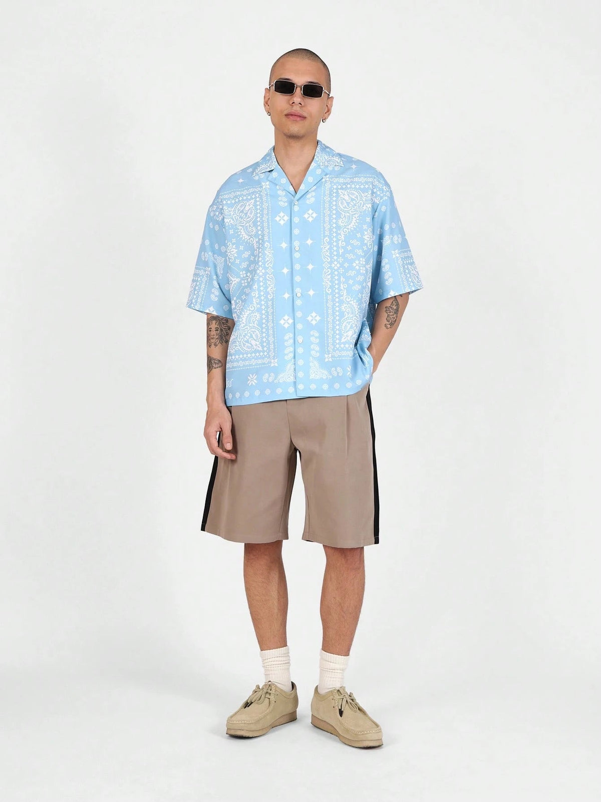 Camisa Pavtros de Manga Curta Crips