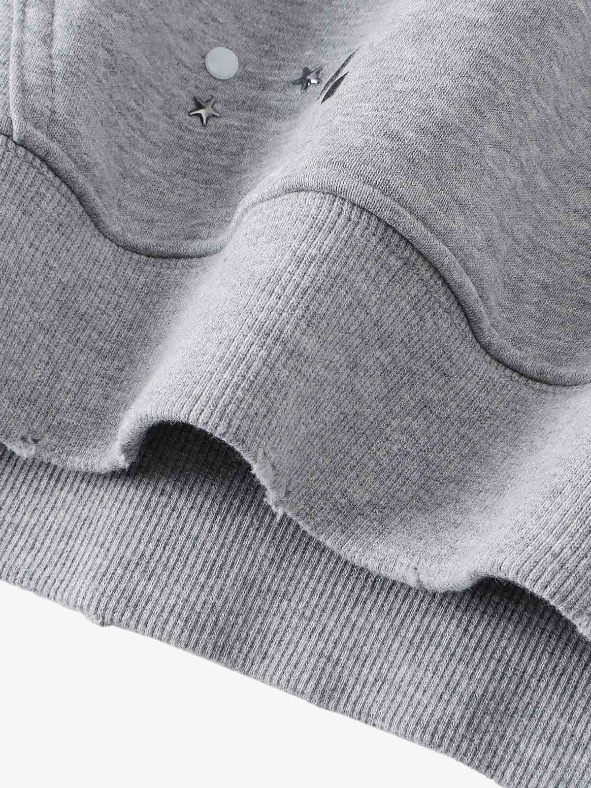 Moletom Pavtros Metal Stud Detail Boxy