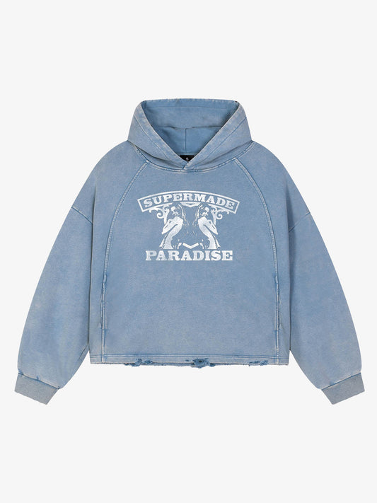 Moletom Pavtros Supermade Paradise Washed Blue