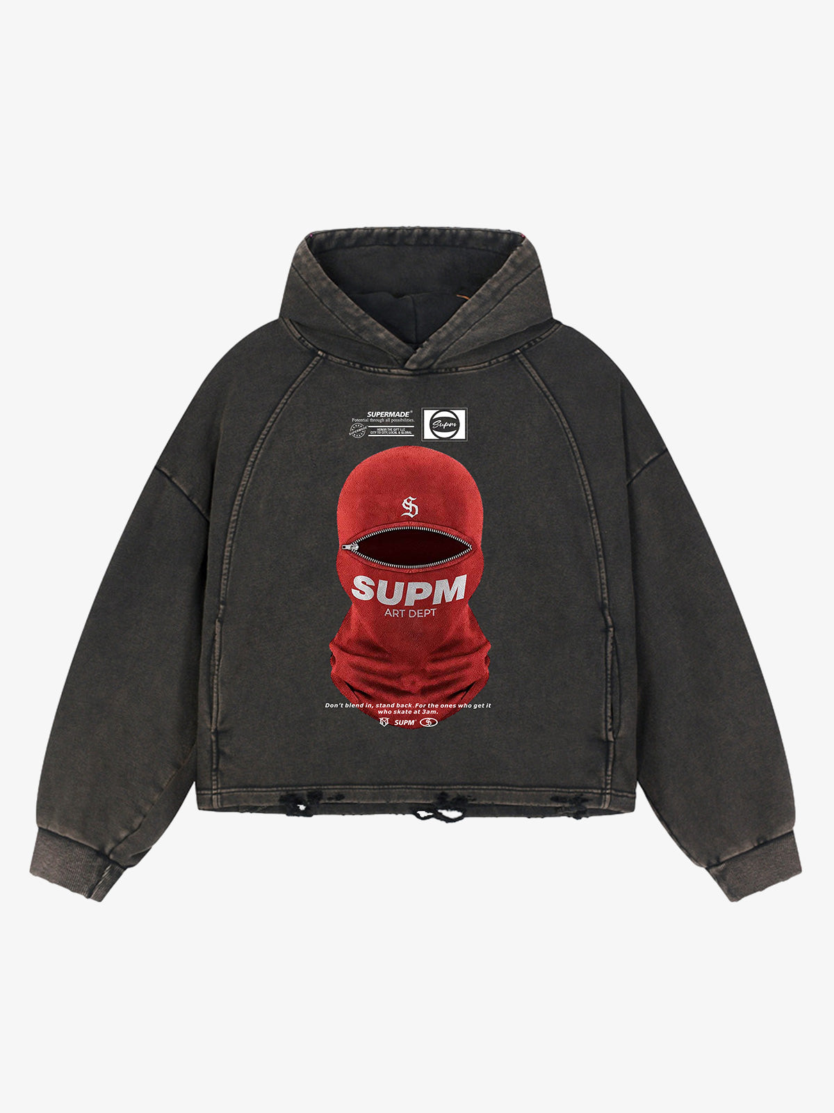 Moletom Pavtros Balaclava Red Mask Hoodie - foto 8