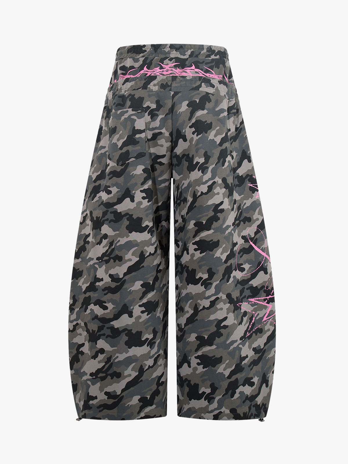 Calça Pavtros Y2k Camo Print Barrel