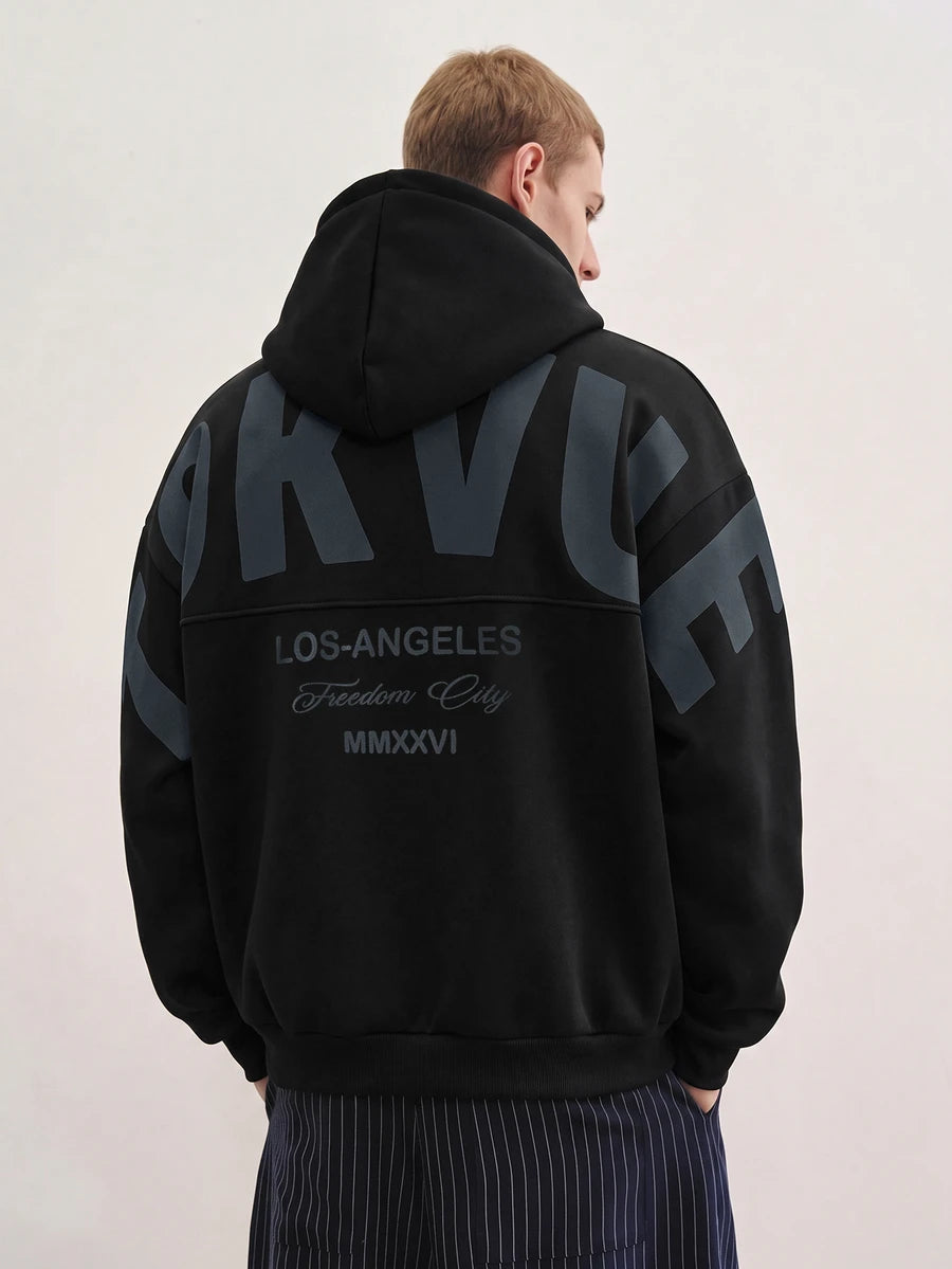 Moletom Pavtros Streetwear LA Preto
