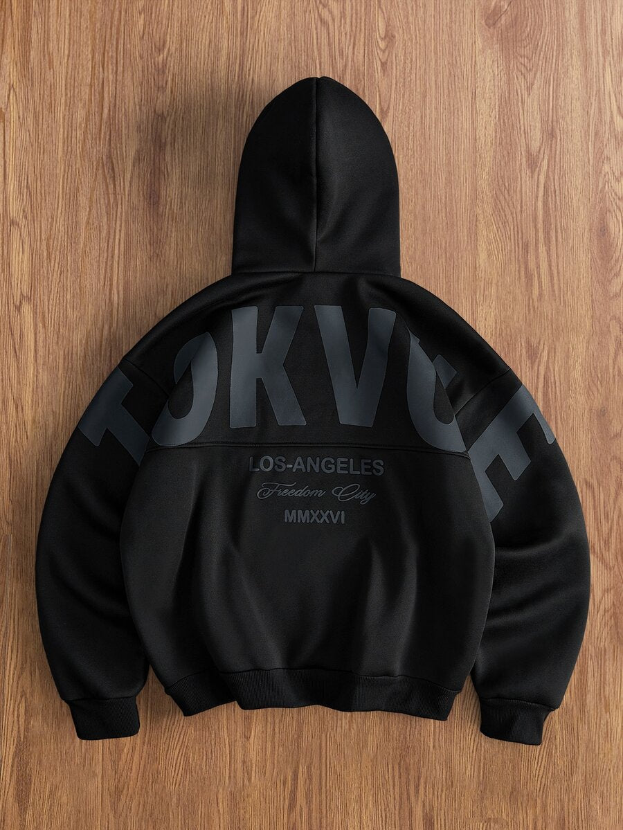 Moletom Pavtros Streetwear LA Preto