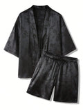 Conjunto SUMWON Hypemode Camisa e Shorts Estampa Floral Jacquard