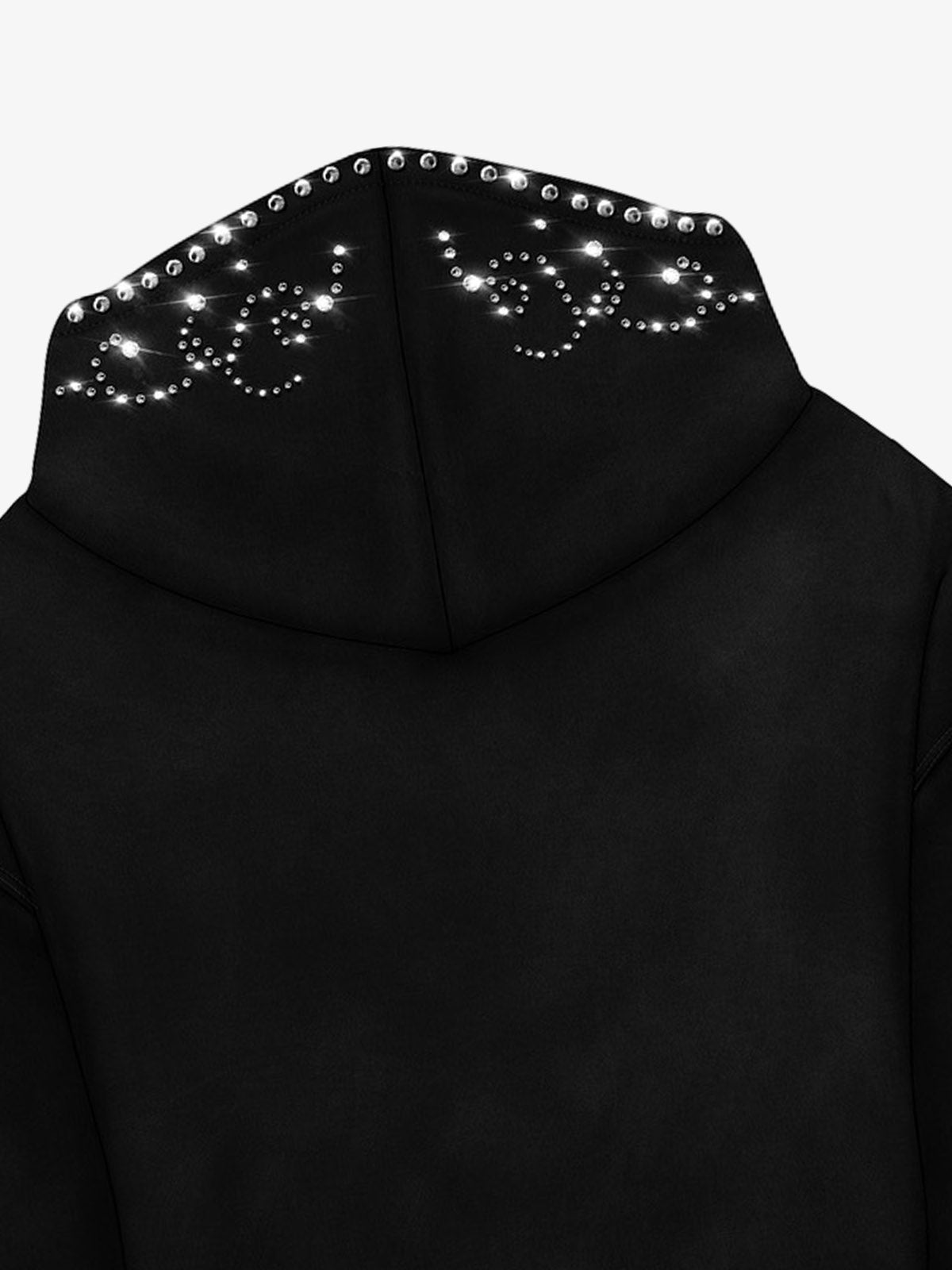 Moletom Pavtros Flame Rhinestone Boxy - foto 7