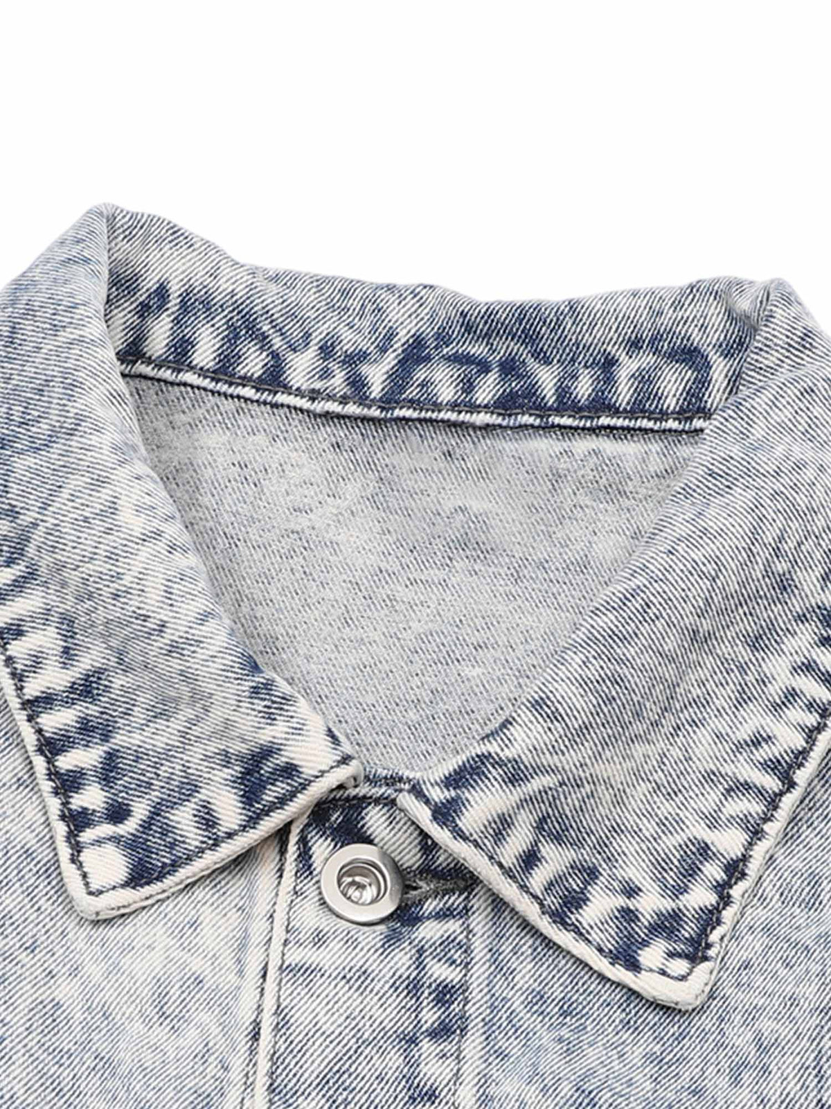 Jaqueta Pavtros Studios Barbed Wire Denim Jacket — Foto 3