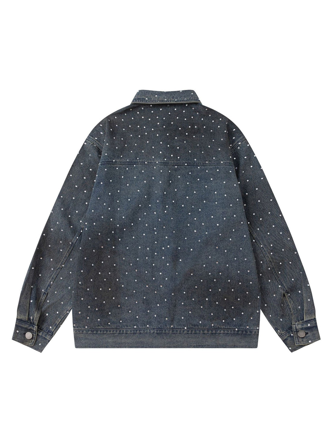 Jaqueta  Beaded Washed Denim