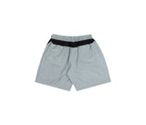 Angled Nylon Shorts In Grey