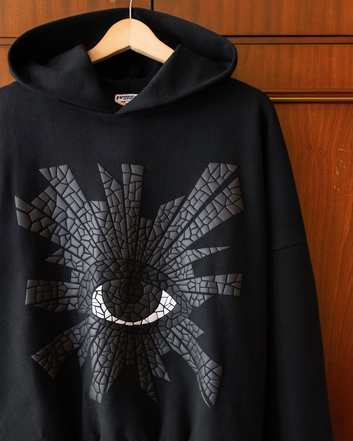 Moletom Pavtros MOSAIC HOODIE IN BLACK Eyes - foto 4