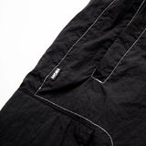 Backstitch Shorts Black