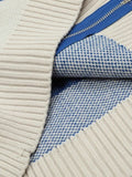 Blusa Suéter com Zíper Azul 'MY3'