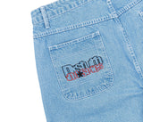 Bootleggaz Denim Shorts In Light Blue