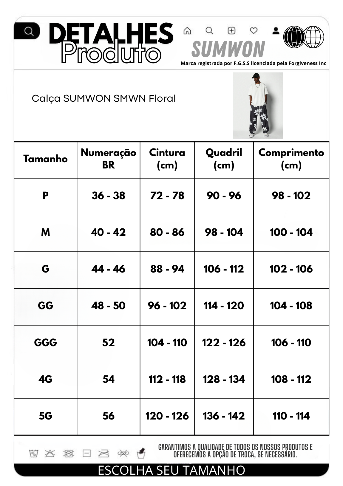 Calça Pavtros Floral