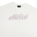 Cursive T-Shirt In Off-white