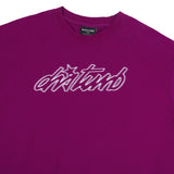 Cursive T-Shirt In Purple