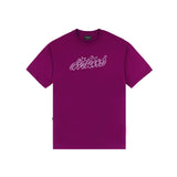 Cursive T-Shirt In Purple