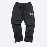 Laugh Now Embroidered Fleece Pant