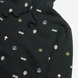 Tranquil Embroidered Hooded Fleece