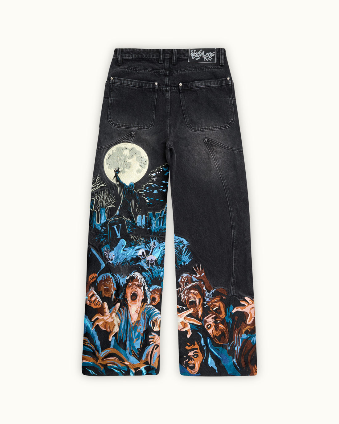 Calça Masculina Studios Zombie Apocalypse Wide Leg — Pavtros