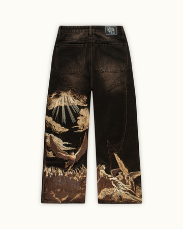 Calça Jeans Pavtros Studios Divine Renaissance Wide Leg