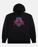 GOLDEN GATE GLITCHED - HOODIE - BLACK