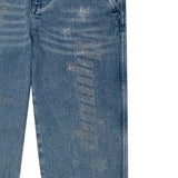 Kawaii Nerm Womens Wide Leg Pants (Medium Wash) - Calça