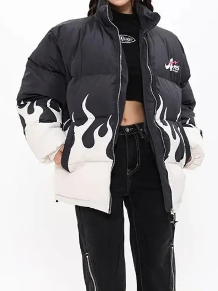 Blusa Pavtros Puffer Gola Alta 'Ares Fire' - foto 4