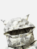 Jaqueta Puffer com Capuz 'Street Cat'