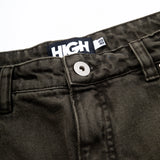 Jeans Pants Logo Line Desert Green